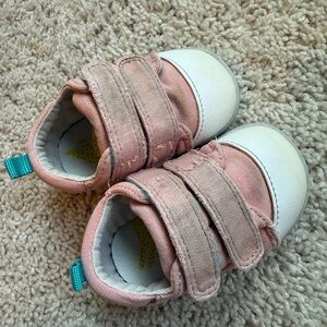 Pink and White Kids Shoes